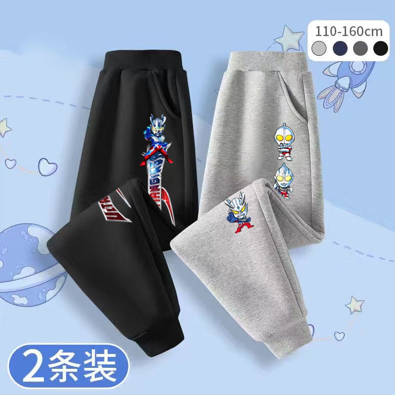Ultraman Boys' Pants Clothing 2023 New Children'S Clothing Autumn Sweatpants Western Style Casual Pants For Boys And Older Children - Image 3