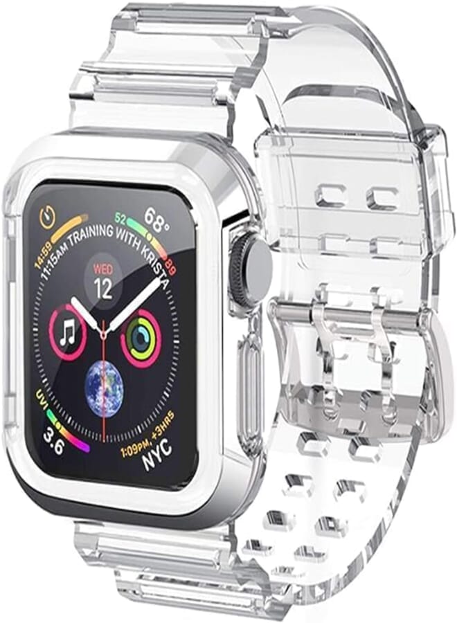 Next Next store 1 Pack Compatible with Apple Watch Band 41mm 40mm 38mm SE Series 7 6 5 4 3 2 1 for Women Girls, Rugged Crystal Bumper Case