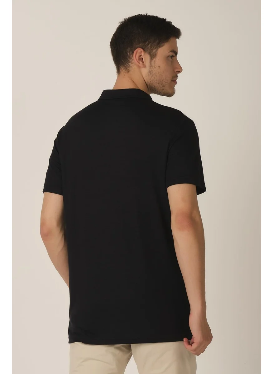 الكسندر جاردي Polo Neck T-Shirt (E22-8106)