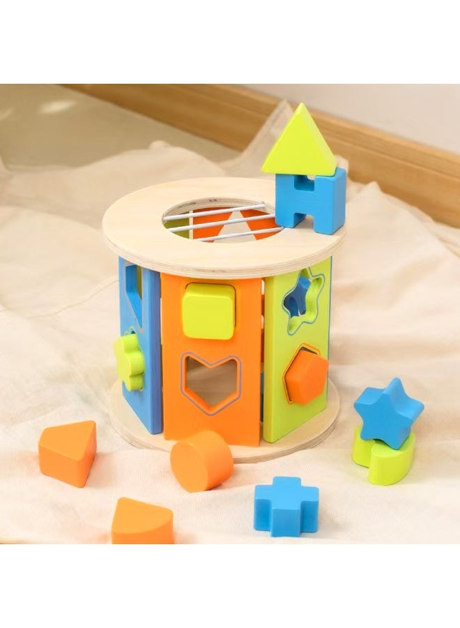 Little Story صندوق النشاط الخشبي من ليتل ستوري للتعليم المبكر مونتيسوري 12 قطعة - متعدد الألوان - Image 5