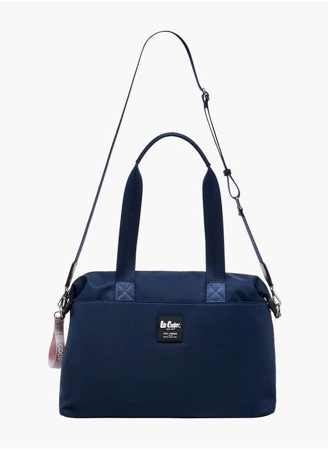 لي كوبر Women's Logo Applique Tote Bag with Zip Closure