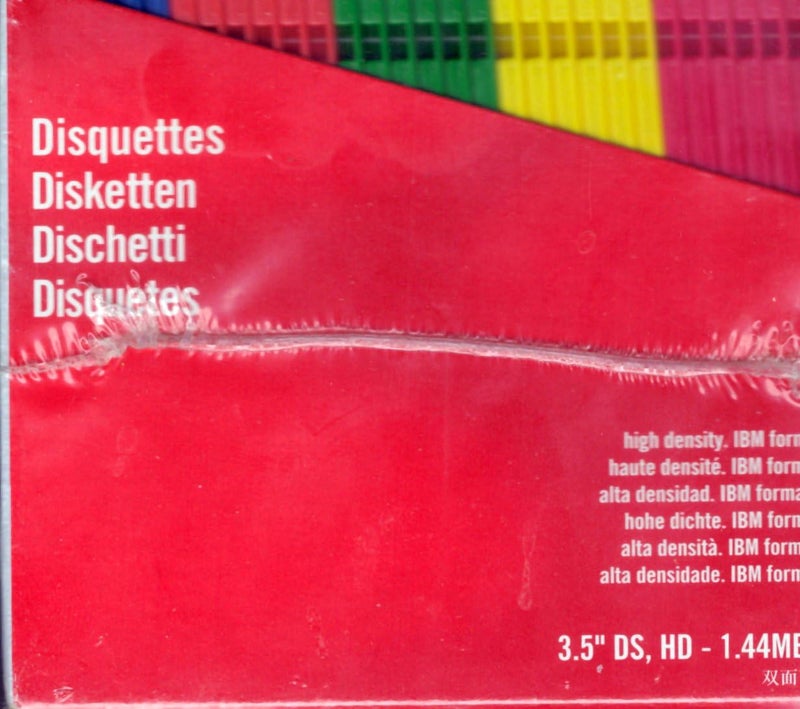 imation ™ 3 1/2" Bulk Diskettes, IBM(R) Format, DS/HD, Rainbow, Box Of 30 - Image 3