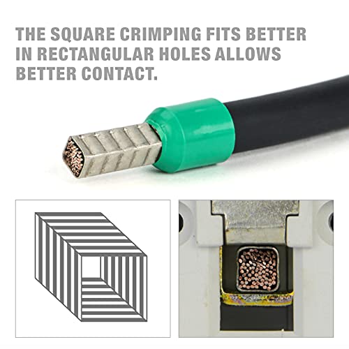 IWISS iCrimp Square Ratchet Crimper for End Sleeves and Ferrules AWG 24-6 - Image 5