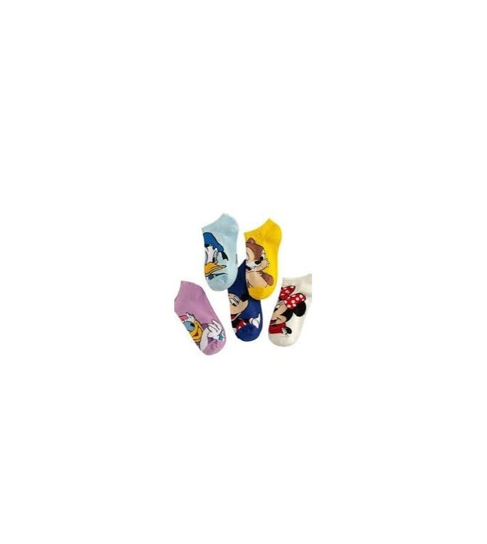 Smart Edge Cartoon Printed Socks ,Girls, Boys, Fashion and Novelty Socks, 5 Pairs with 1 Gift, Multicolor