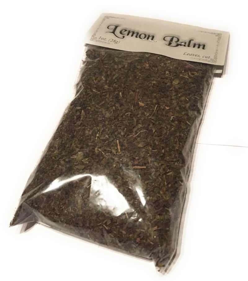 AzureGreen Lemon Balm, Dried Herb, 1 Oz 100% Natural No Additives