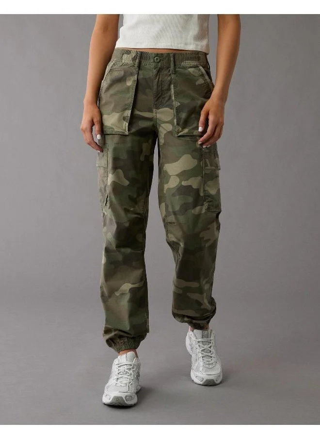 American Eagle AE Stretch High-Waisted Baggy Cargo Jogger