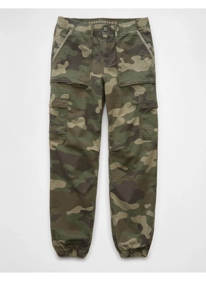 American Eagle AE Stretch High-Waisted Baggy Cargo Jogger