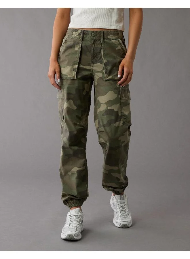 امريكان ايجل AE Stretch High-Waisted Baggy Cargo Jogger