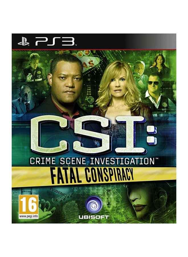 أوبيسوفت لعبة CSI Fatal Conspiracy (نسخة عالمية) - الأكشن والتصويب - playstation_3_ps3 - Image 1