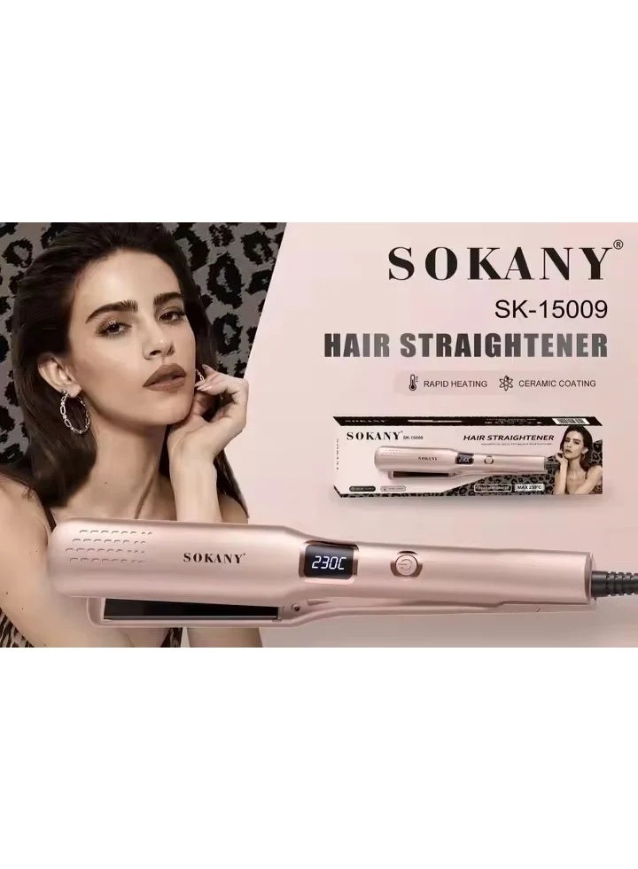Sokany SK-15009 Hair Styling Device – 230°C – Approx. 40W – Ceramic Plates - Image 2
