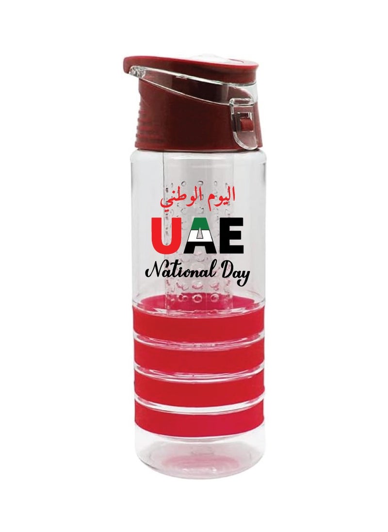 Generic - UAE National Day Fruit Infuser 750ml Water Bottle - Sports Health Juice Maker for Sports - Exercise - Gym - Outdoor - Healthy Water Bottle - Image 1