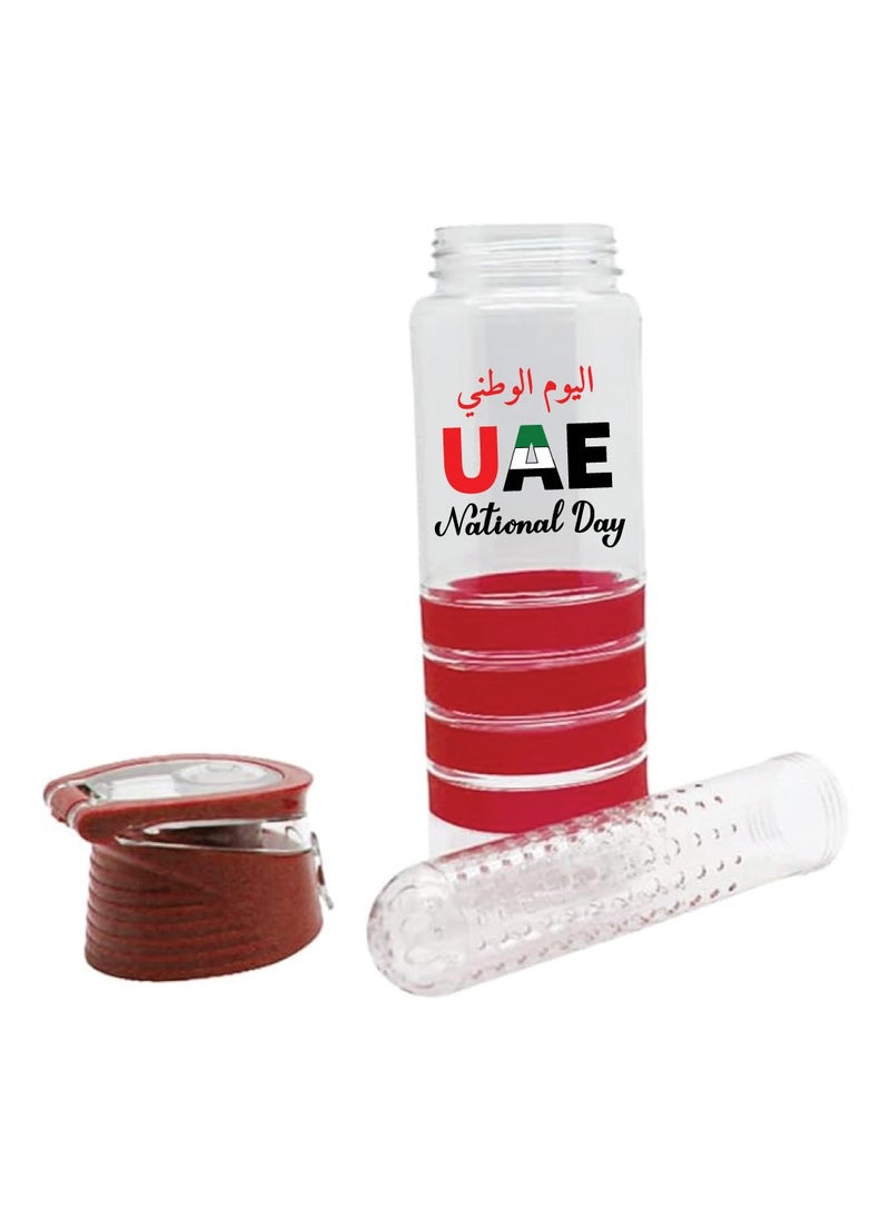 Generic - UAE National Day Fruit Infuser 750ml Water Bottle - Sports Health Juice Maker for Sports - Exercise - Gym - Outdoor - Healthy Water Bottle - Image 1