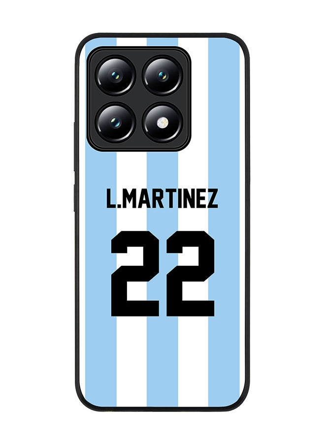 Stylizedd For Xiaomi 14T Case,Slim fit Camera Protection, Shockproof Thin Phone cover - Football Argentina, L.Martinez  - Image 1
