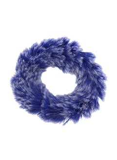 Two-Tone Fur Scrun - Set Of 2-Royal Blue