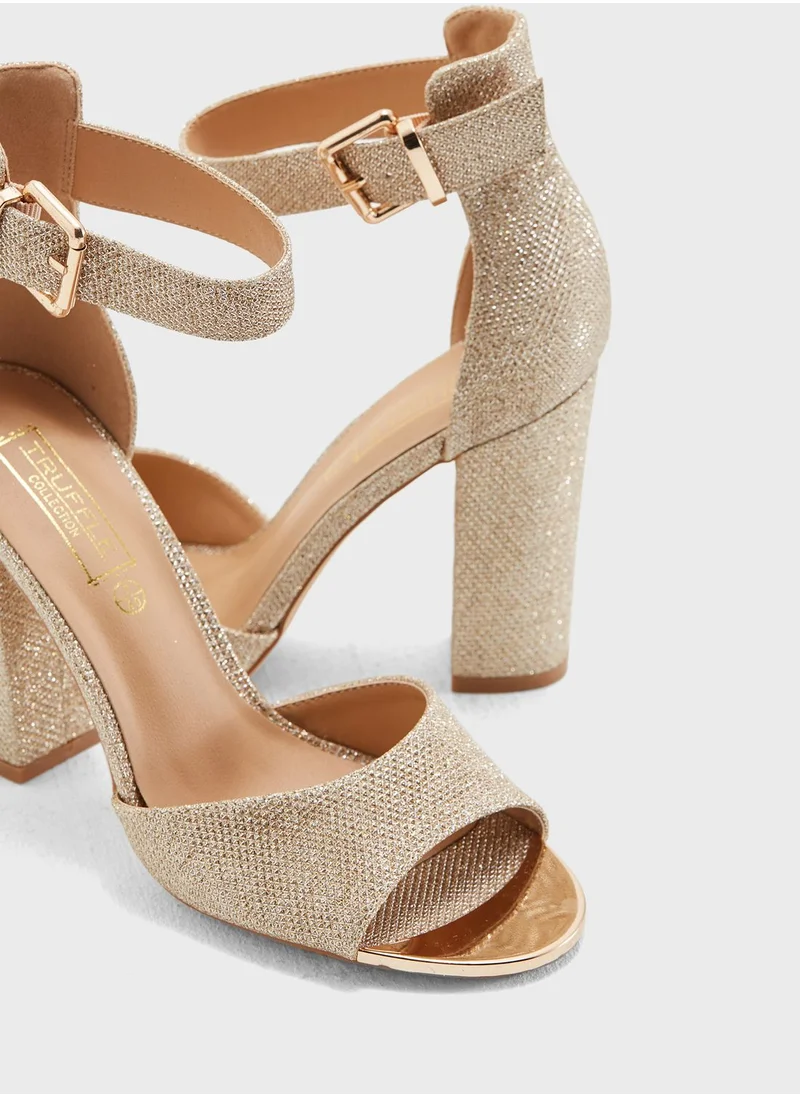 Truffle Vela Block Heel Sandal