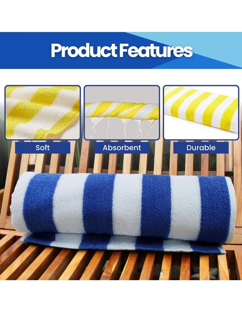 Home Smart Home Smart Beach Towel Soft Quick Drying Set of 2 Towels Perfect for the Beach, Pool, and Summer Adventures  - Image 3
