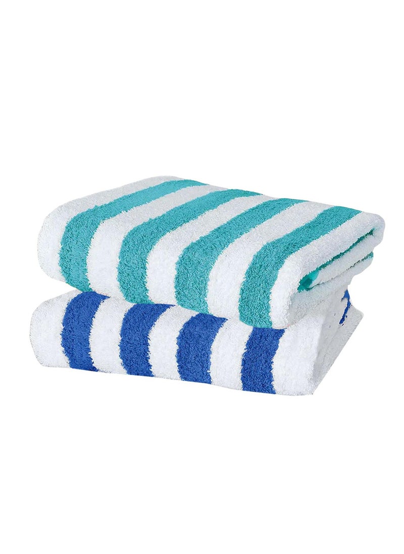 Home Smart Home Smart Beach Towel Soft Quick Drying Set of 2 Towels Perfect for the Beach, Pool, and Summer Adventures  - Image 1