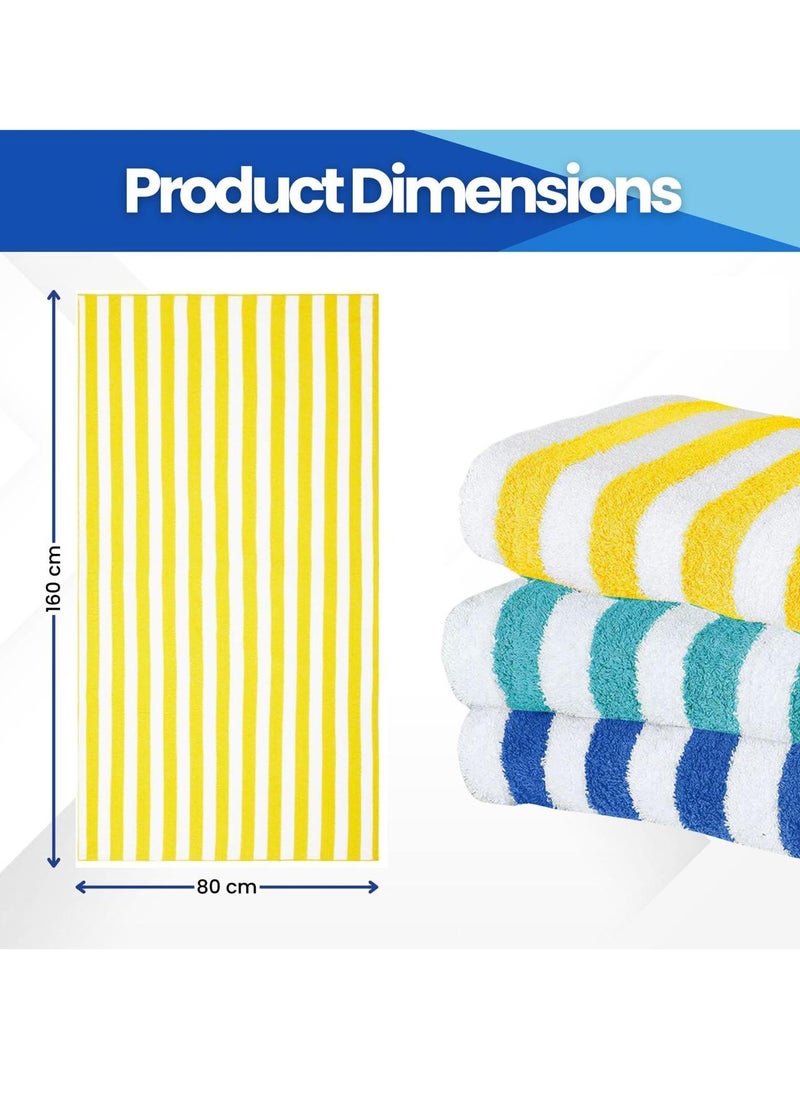 Home Smart Home Smart Beach Towel Soft Quick Drying Set of 2 Towels Perfect for the Beach, Pool, and Summer Adventures  - Image 2