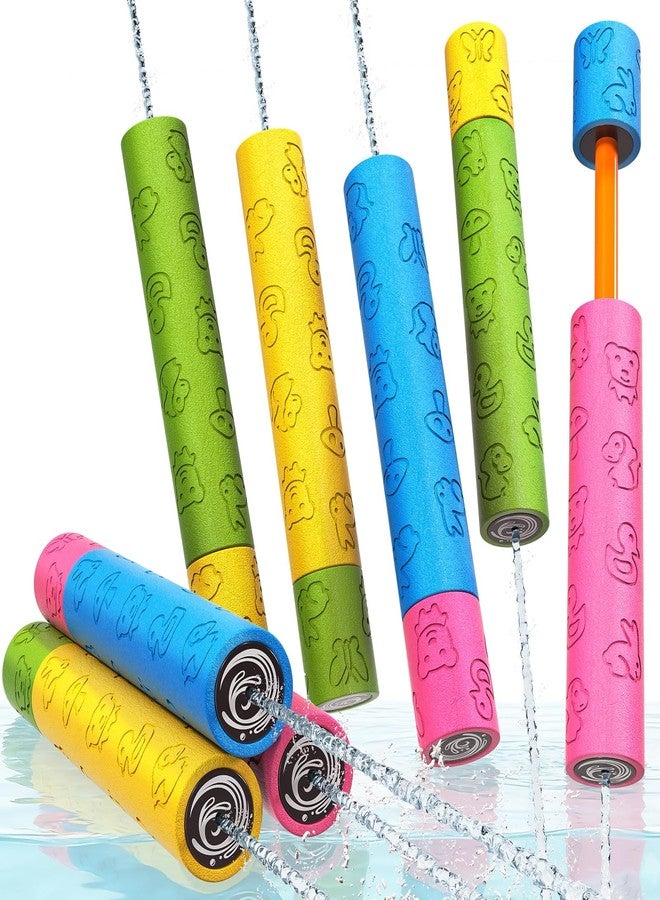 Novaluki 8 Pack Water Squirt Toys for Kids - Pool Beach Outdoor Toys for Party Swimming Games, Water Guns Foam Squirt Blasters Set Water Game for Kids, Birthday Gifts for Kids Boys Girls Aged 3 4 5 6 7 8 - Image 1