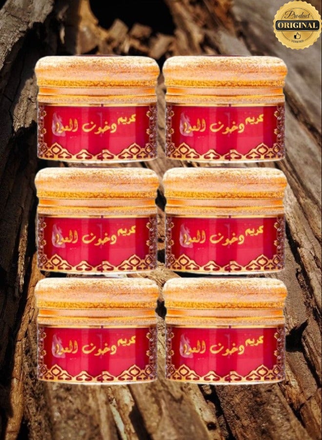 Banafa 6 Pieces Dukhoon Al Oud Cream 9g - Image 1