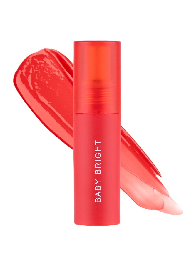 Baby Bright Mask Friendly Lip Tint Peach Tea 03  - Image 4