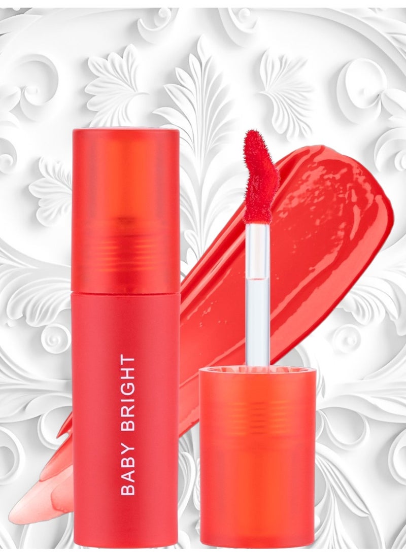 Baby Bright Mask Friendly Lip Tint Peach Tea 03  - Image 2