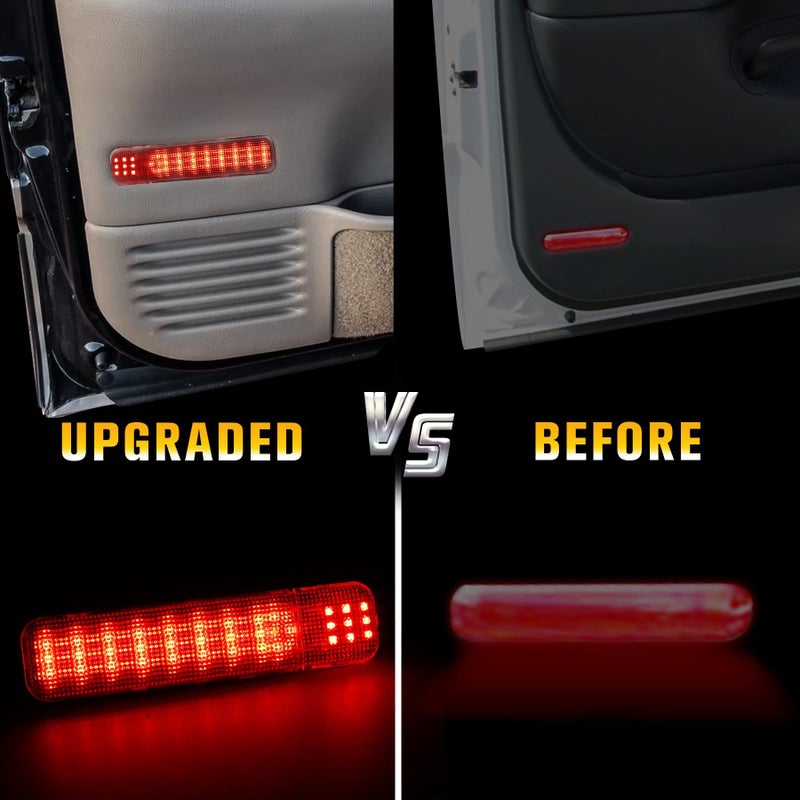 NDRUSH RGB LED Interior Door Panel Courtesy Light Door Light Assembly Compatible with Silverado/Sierra C/K 1500 2500 3500 Pickup Suburban Tahoe Avalanche Yukon Cadillac Escalade - Image 5