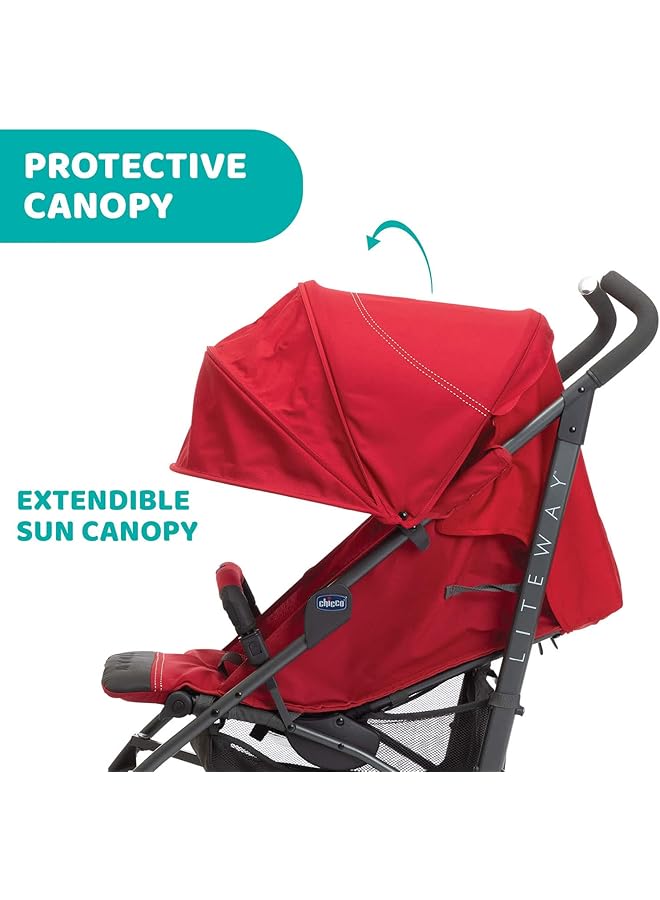 شيكو عربة الأطفال لايت واي 3 توب بي بي ريد بيري - Image 5
