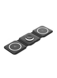 VENTION Vention 3-in-1 15W Wireless Charging Pad with MagSafe and LED Night Light Black  - Image 1
