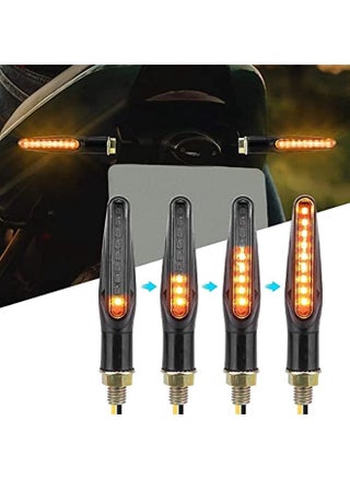 4 Pcs Motorcycle Flashing Approved E24 Universal Flashing Led Sequential 12V 9 Leds Lights Turn Signal Indicator Waterproof Ip67 Indicator Motorcycle Scooter Quad Cruiser - pzsku/Z3E99071E8FC47767F1DCZ/45/1746461733/f98d8f38-c03d-4ef5-9af1-bccabf8a129d