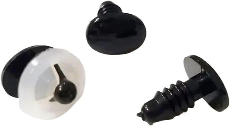 40pcs Oval Black Eyes for Teddy Bear Safety Animal Doll Making Supply 6 * 4mm/7 * 10mm/9 * 12mm/10 * 13mm(13x10mm) - Image 1