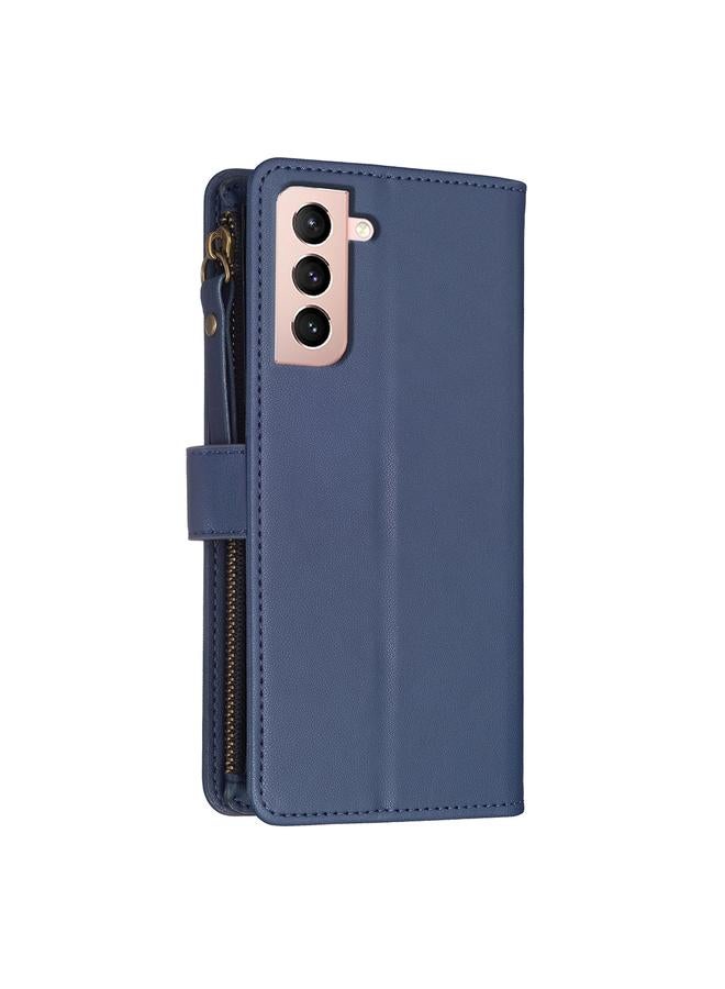 S-TOP Case For Samsung Galaxy S21 5G 9 Card Slots Zipper Wallet Leather Flip Phone Case - Image 3