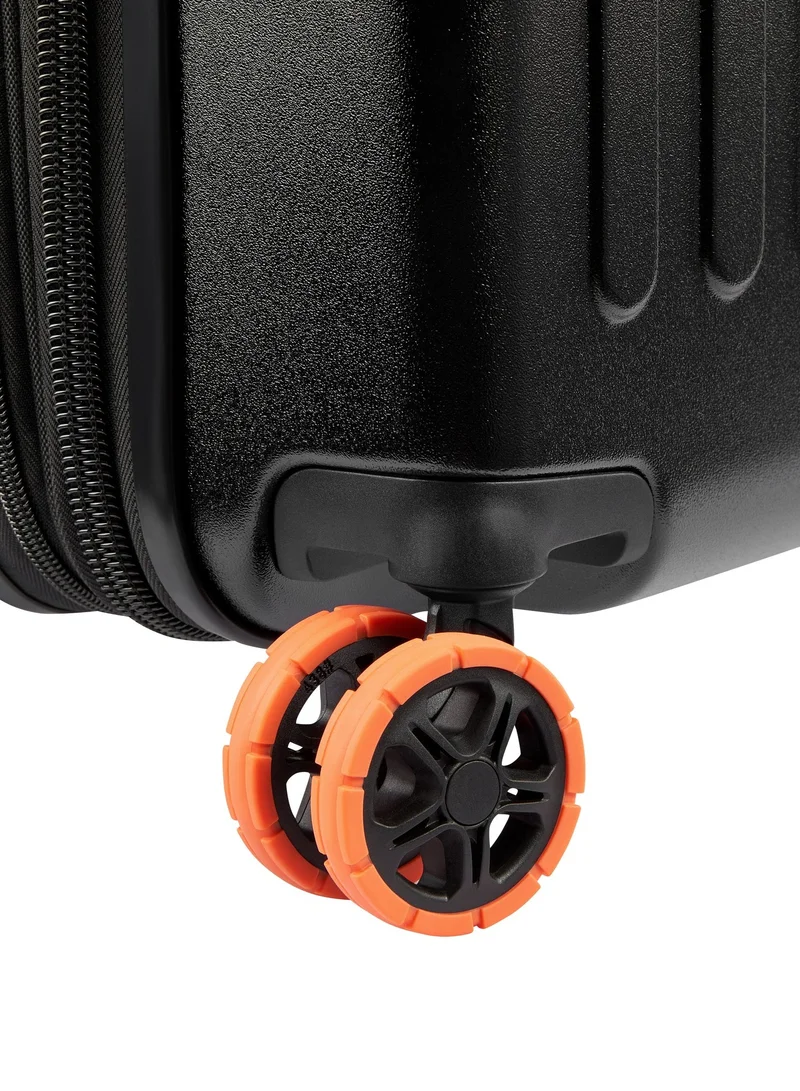 Jeep  Jh002B 55 Cm Hardcase 4 Double Swivel Wheeled Expandable Cabin Lugggae Trolley - Black  | Best Price UAE