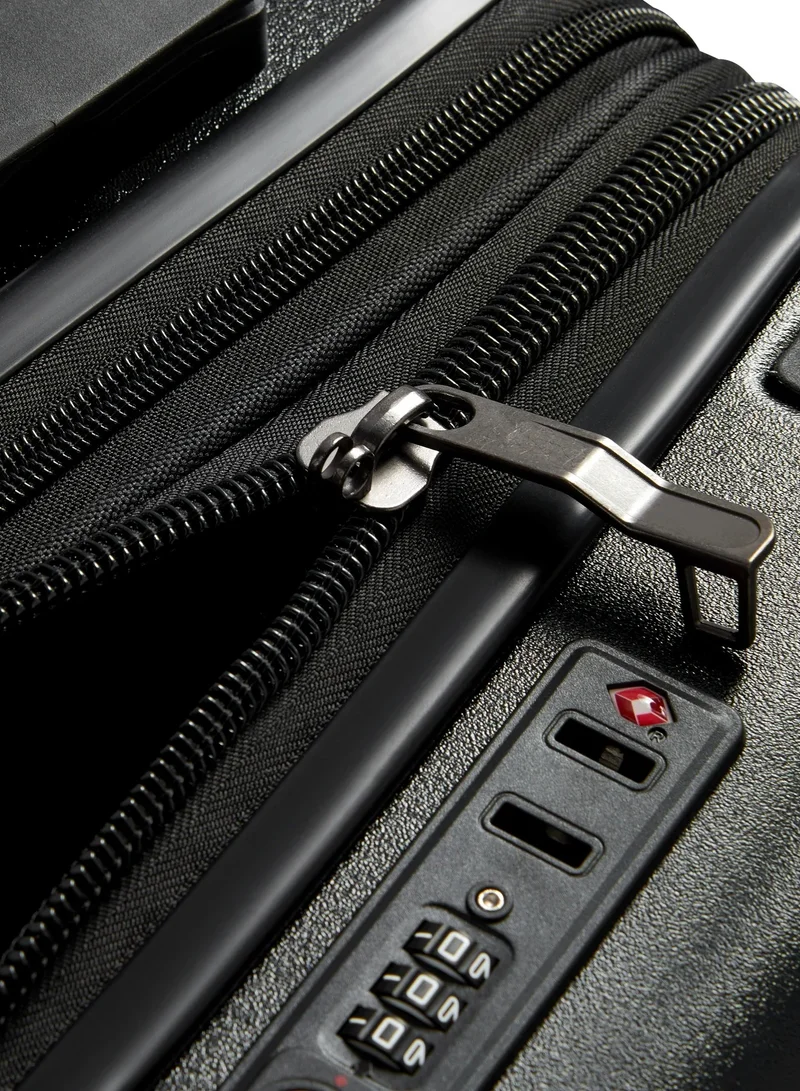 Jeep  Jh002B 55 Cm Hardcase 4 Double Swivel Wheeled Expandable Cabin Lugggae Trolley - Black  | Best Price UAE