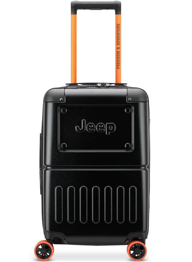 جيب حقيبة سفر بعجلات دوارة مزدوجة قابلة للتوسيع مقاس  سم - أسود