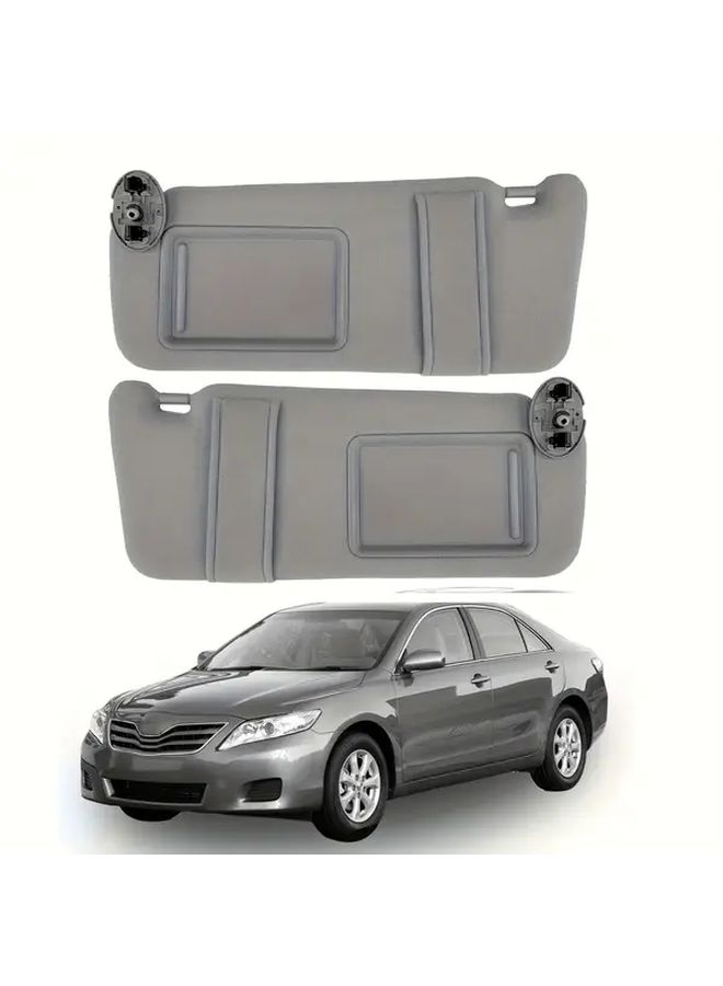 For Toyota Camry Sun Visor Replacement 2007 2008 2009 2010 2011 Without Light Driver And Passenger Side 1 Pair Precision Design Durable Sun Shield High Quality Plastic - Image 1