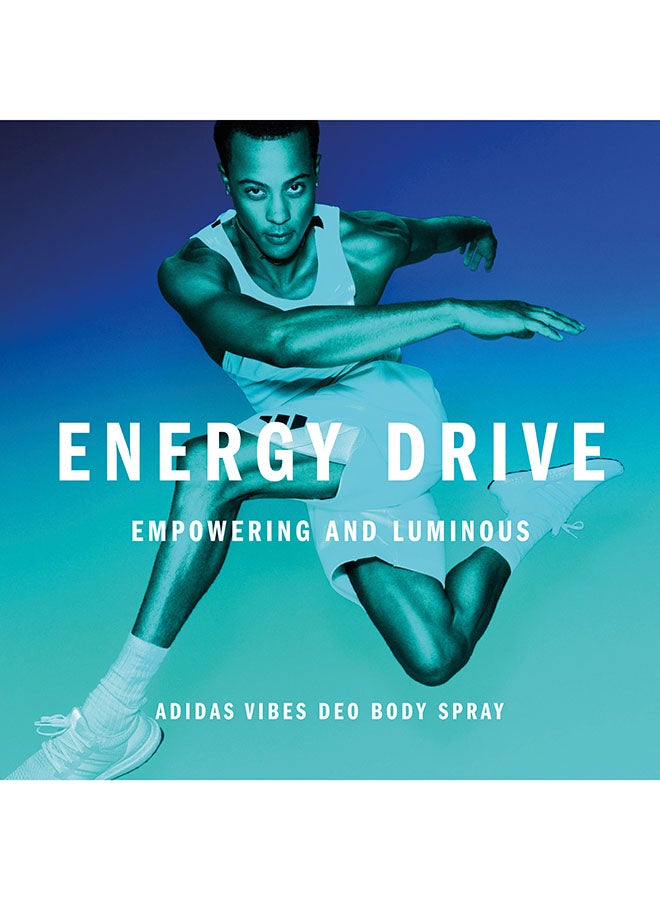 Adidas Vibes Energy Drive All-Over Deo Body Spray 150ml - Image 3