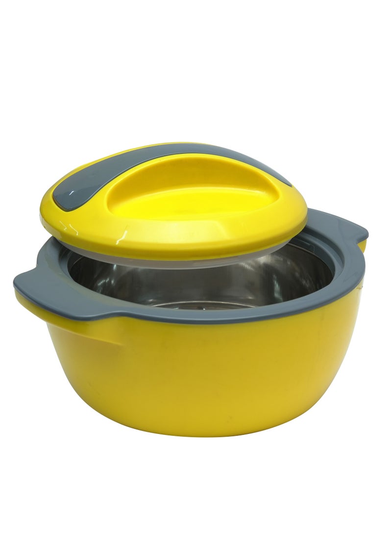 JJ Casserole Mark-6500 Food Warmer Thermal Casserole Dish, Double Wall Insulated Serving Dishes with Lids, Thermal Food Storage Containers, Dishwasher Safe Yellow - Image 2