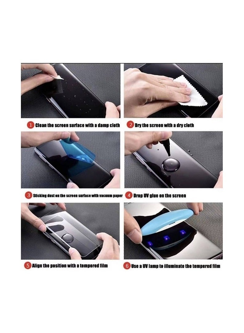 For Motorola Edge 50 Pro We are pleased to offer a Curved Glass Screen Protector featuring Full UV Glue and LED Lamp Curing, Delicate Touch, and Anti-Explosion designed explicitly for Motorola Edge 50 Pro - Image 5