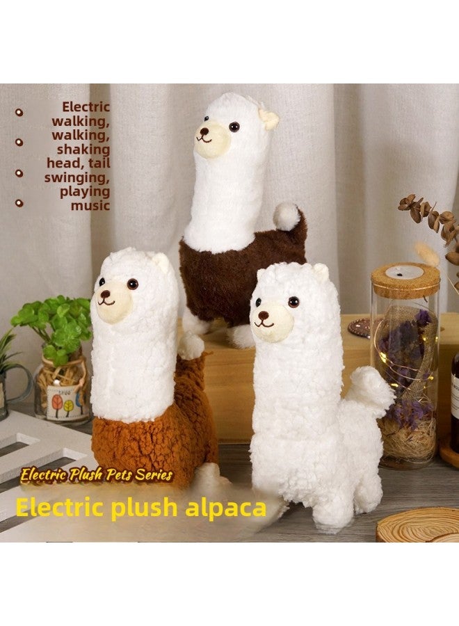 Electric Rabbit Plush Colorful White Rabbit Simulation Pet Walking And Calling And Moving Mouth Shaking Ears Pet Toy-Color:Colored Rabbit 】-Specifications:Opp Bag - Image 5