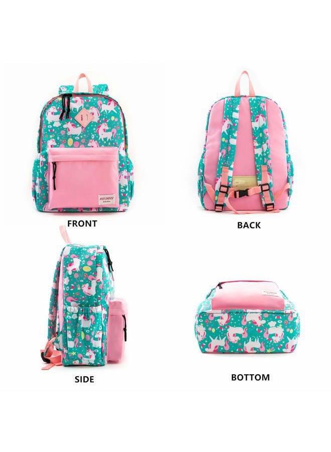 NICE CHOICE Kindergarten Backpack Preschool Little Kid Toddler School Backpacks for Boys and Girls with Chest Strap(16inch, Unicorn) - Image 2