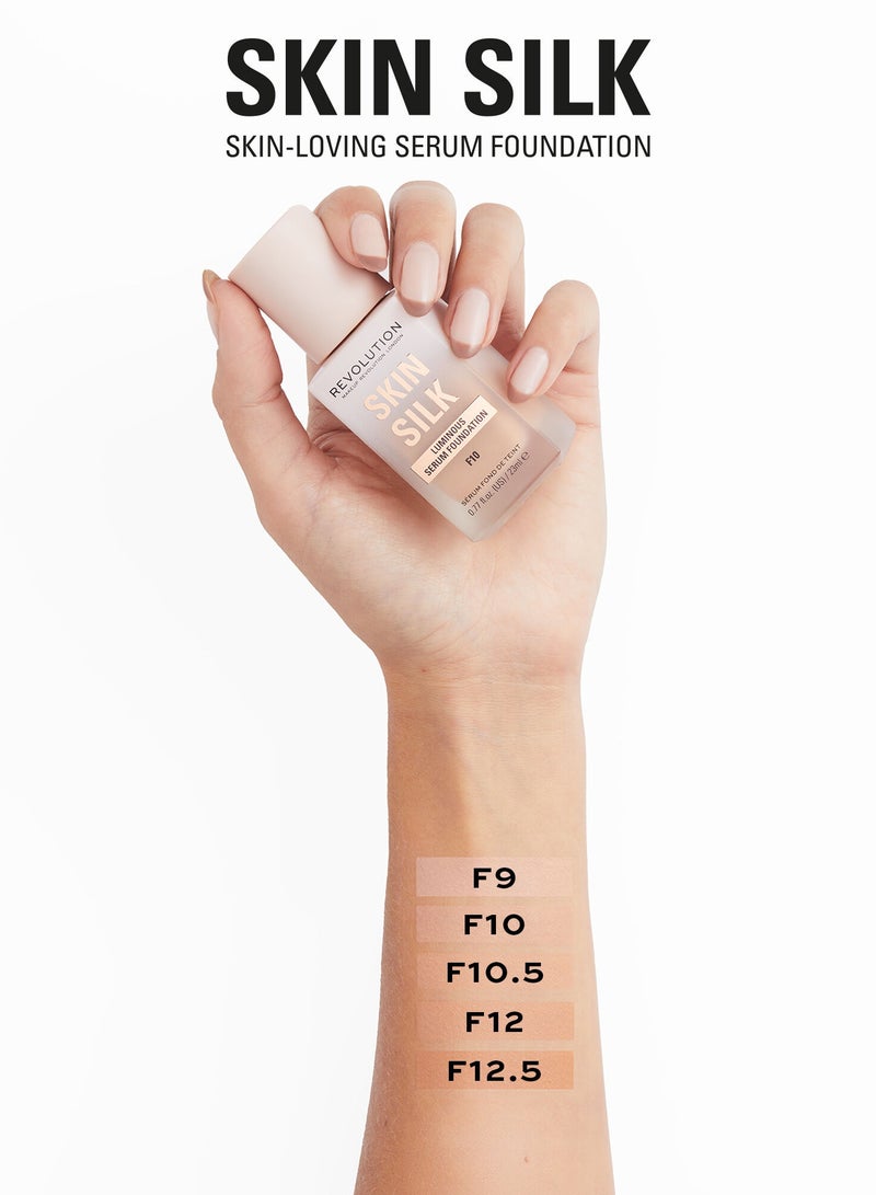 REVOLUTION Makeup Revolution Skin Silk Serum Foundation F12 - Image 3