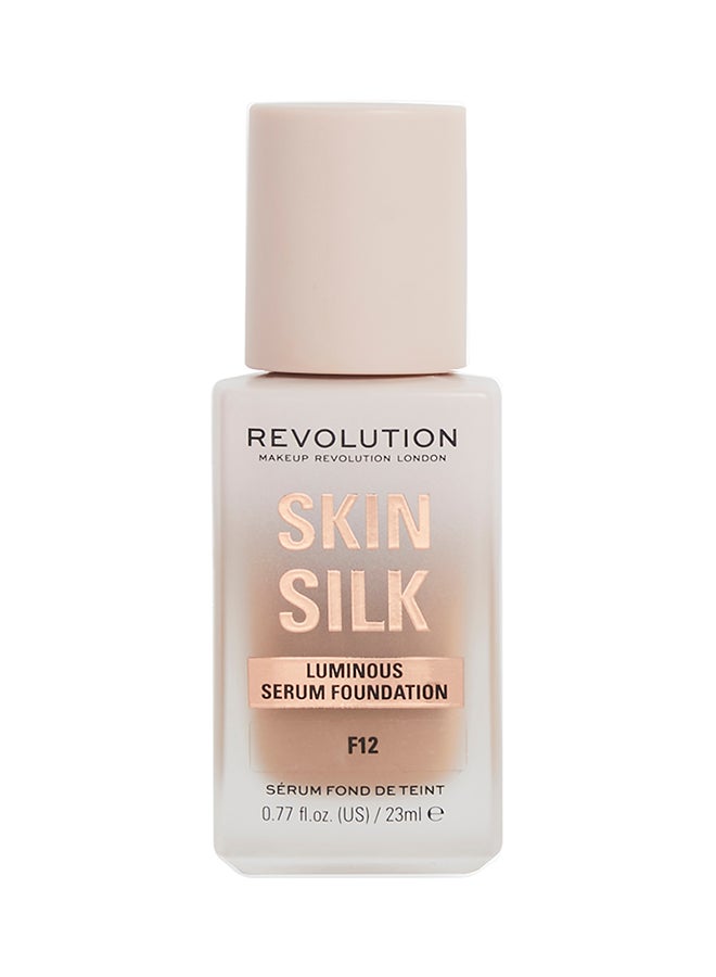 REVOLUTION Makeup Revolution Skin Silk Serum Foundation F12 - Image 1