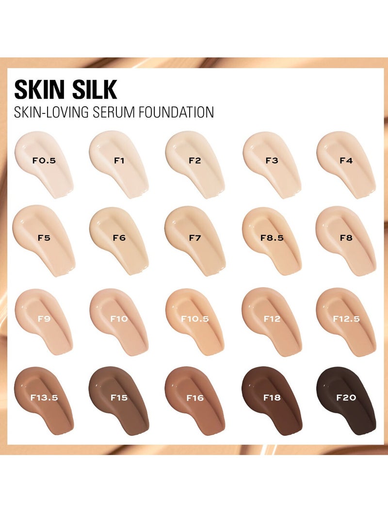 REVOLUTION Makeup Revolution Skin Silk Serum Foundation F12 - Image 2