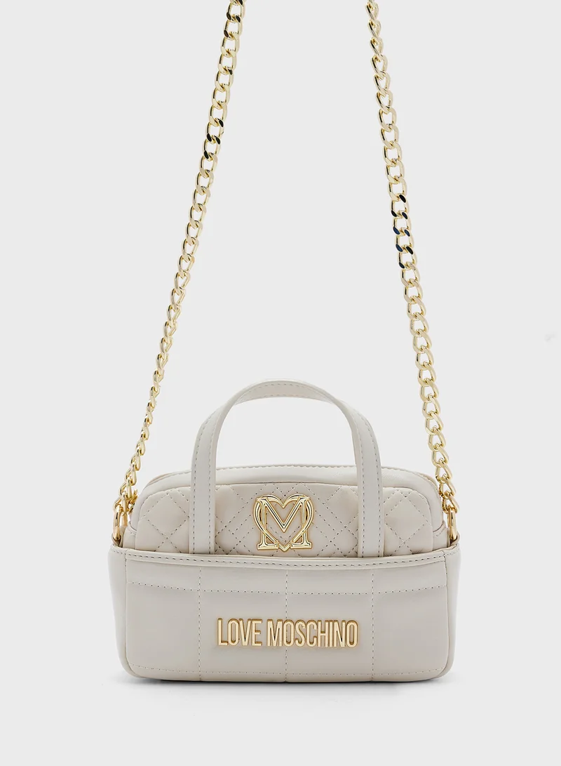 Love Moschino IVORY PU-IVORY PU IVORY PU-IVORY PU