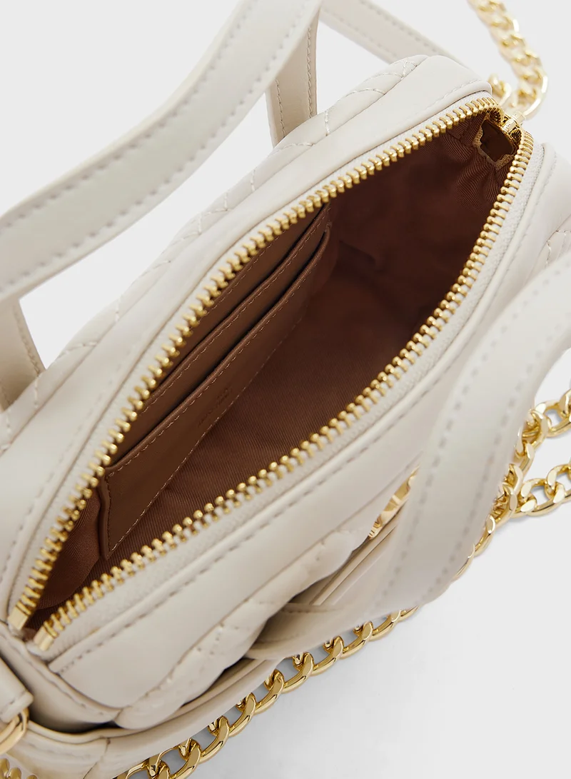 Love Moschino IVORY PU-IVORY PU IVORY PU-IVORY PU