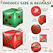 Realspring 4 Pcs Jumbo Inflatable Christmas Dice Games 12 Inch Big Giant Christmas Exchange Game Gifts Dice for Stocking Stuffer Xmas Holiday Family Game Night Party Favors - Image 4