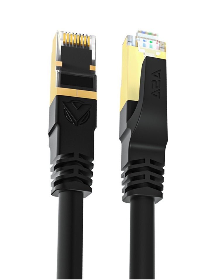 ASA High Speed CAT8 Ethernet Cable 30m 40Gbps, 2000Mhz, SFTP with Gold Plated RJ45 Connector  - Image 1