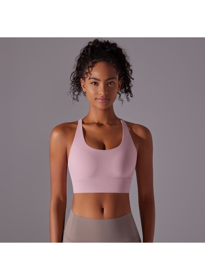 Top Women Bra Cropped Bralette Gym Yoga Sports Bra Cross  Back Female Bra Breathable Top Women's Underwear - Image 2