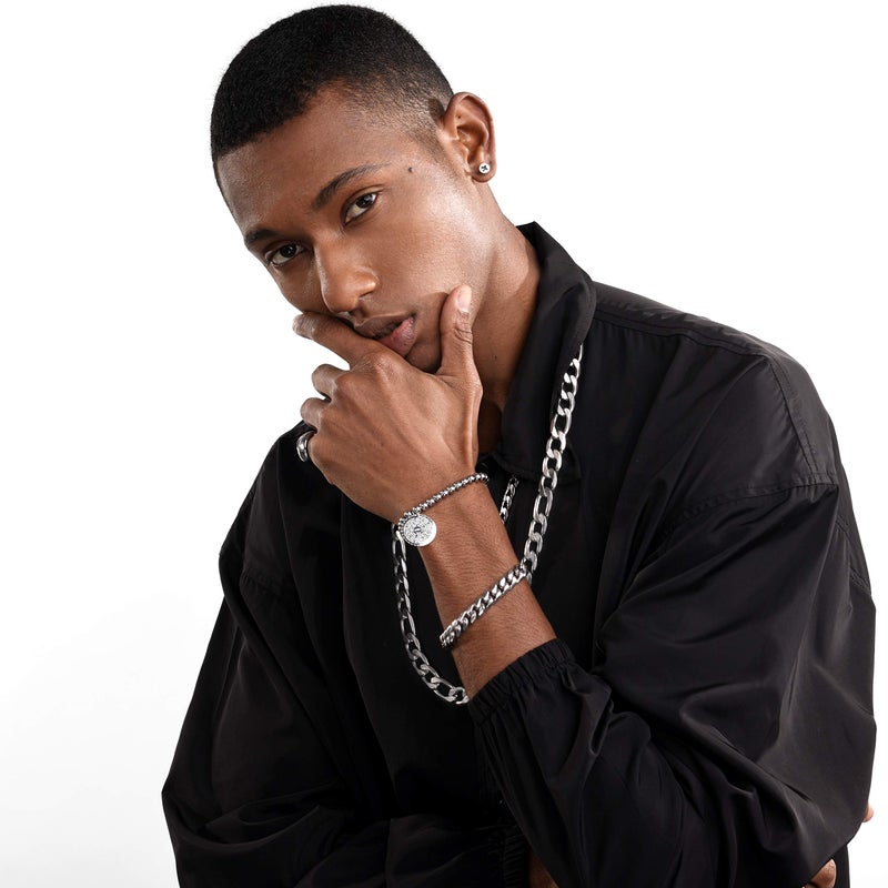 PROSTEEL Chain Bracelet for Men Cuban Link Chains 6mm Bangle Man Mens Jewelry Stainless Steel Bracelets - Image 5